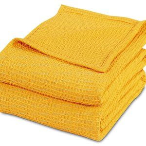 100% Combed Cotton Soft Cozy Warm Blanket- MUSTARD